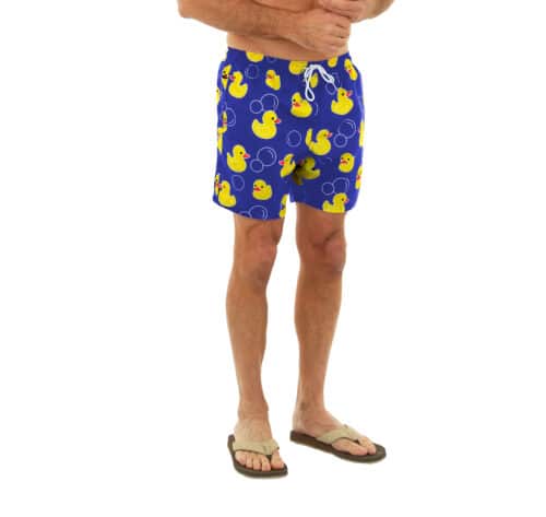 Uzzi Swim Print Shorts #1889S Royal