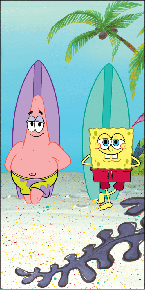 SPONGE BOB TOWEL #BOBT04
