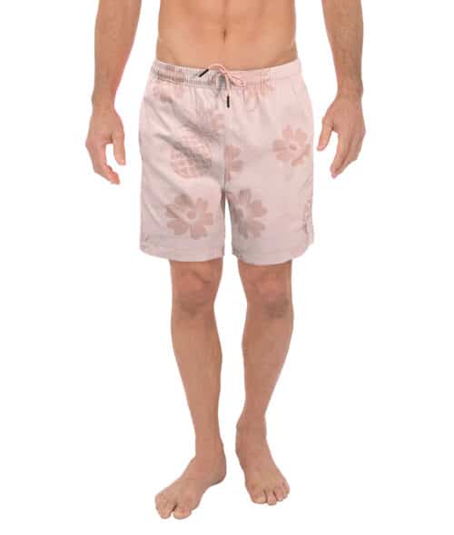 Uzzi Stretch Pineapple Swim Shorts #2036 PEACH